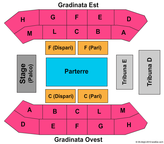 Unipol Arena Vasco Rossi Seating Chart